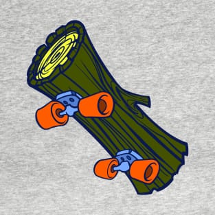 Log Skateboard T-Shirt